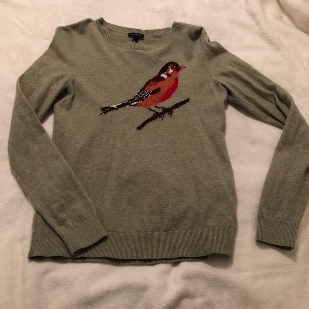 Talbots Bird Sweater